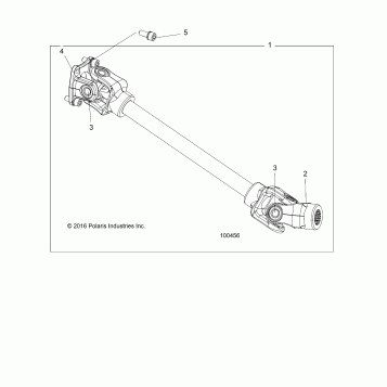 DRIVE TRAIN, REAR PROP SHAFT - A17S6E57A1