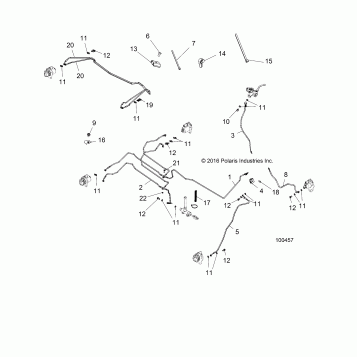 BRAKES, BRAKE LINES - A19S6E57B1