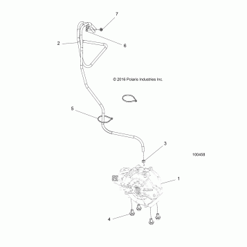 DRIVE TRAIN, FRONT GEARCASE MOUNTING - A19S6E57B1 100458]