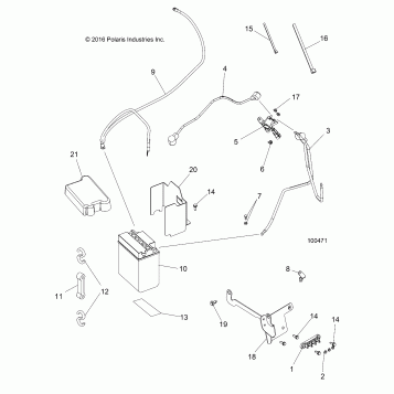 ELECTRICAL, BATTERY - A19S6E57B1