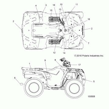BODY, DECALS - A17SHD57A9/AG/E57AS/E57AL (100508)