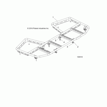 BODY, REAR RACK - A19SEG50B4