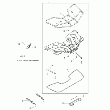 BODY, STORAGE, FRONT - A19SEG50B4