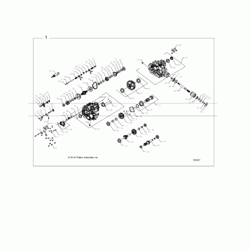 DRIVE TRAIN, MAIN GEARCASE - A17DAE57AM (100521)