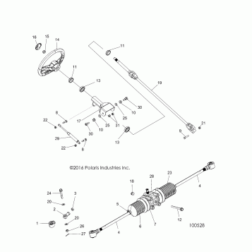 STEERING, STEERING ASM. - A18DAA50B7 (100528)