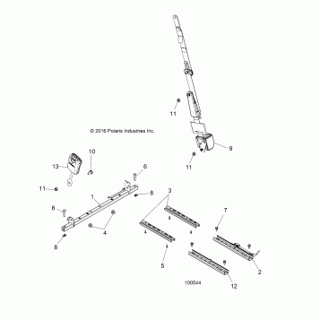 BODY, SEAT MOUNTING AND BELT - A17DAA57A5 (100544)