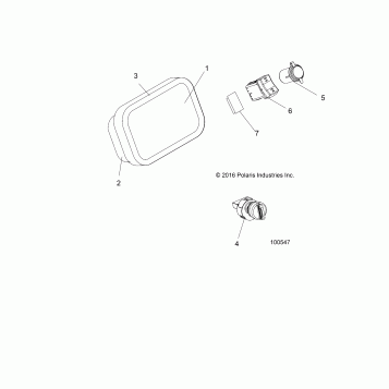 ELECTRICAL, DASH INSTRUMENTS AND SWITCHES - A18DAA50B7 (100547)