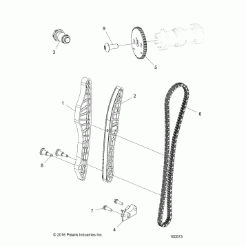 ENGINE, CAM CHAIN and SPROCKET - A19SEA50B1/B7/SEE50B7/B3/SEG50B4