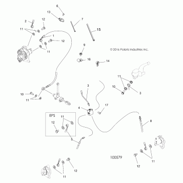 BRAKES, BRAKE LINES - A19SEA50B1/B7/SEE50B7/B3/SEG50B4