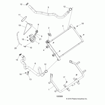 ENGINE, COOLING SYSTEM, RADIATOR - A18SXN85A8