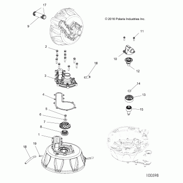 ENGINE, COOLING SYSTEM and WATER PUMP - A19SVA85BG