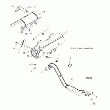 ENGINE, EXHAUST - A18SXN85A8