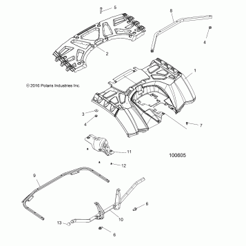 BODY, REAR CAB and REAR RACK - A19SXM95AL