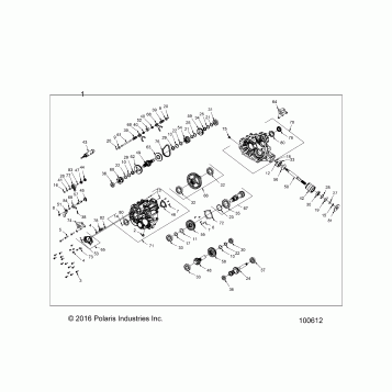DRIVE TRAIN, MAIN GEARCASE (FROM 1/5/16) - A16DAA57A5/A7/L2/E57A9/AM (100612)