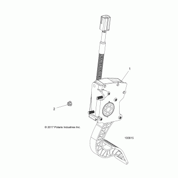 ENGINE, THROTTLE PEDAL - A18DAA50B7 (100615)