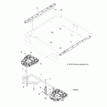 BODY, REAR RACK and BOX SIDE RAILS - A24S6E57A1 (100630)