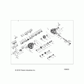 DRIVE TRAIN, MAIN GEARCASE - A17DCE87AU (100633)