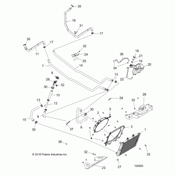 ENGINE, COOLING SYSTEM - A17DCE87AU (100659)