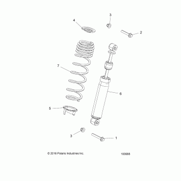 SUSPENSION, FRONT SHOCK MOUNTING - A17DAE57AM (100688)