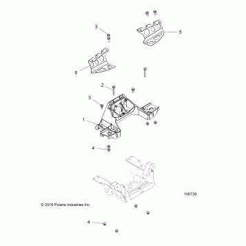 CHASSIS, BULKHEAD and FRONT CAB SUPPORT - A17SXA85A1/A7/SXE85AB/AM/AS/A9 (100739)