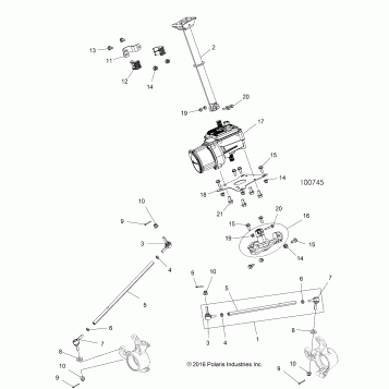 STEERING, STEERING POST ASM. - A19SXE85BC/B9/ZBJ (100745)
