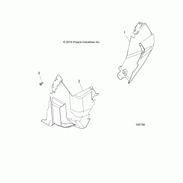 BODY, FRONT MUD GUARDS - A17SXA85A1/A7/SXE85AB/AM/AS/A9 (100756)