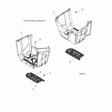 BODY, FOOTWELLS - A17SXA85A1/A7/SXE85AB/AM/AS/A9 (100759)