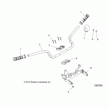 STEERING, HANDLEBAR and CONTROLS - A17SXA85A1/A7/SXE85AB/AM/AS/A9 (100764)
