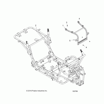 CHASSIS, MAIN FRAME - A18HAA15B7/B2 (100769)