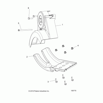 DRIVE TRAIN, CHAIN GUARD - A18HAA15B7/B2 (100770)