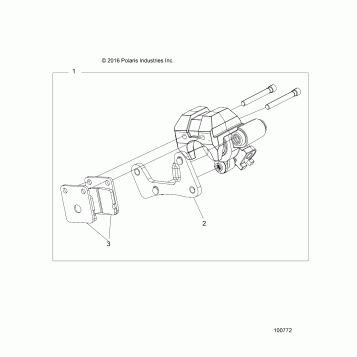 BRAKES, CALIPER, FRONT - A18HAA15B7/B2 (100772)