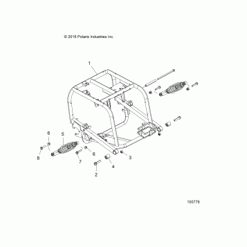 SUSPENSION, REAR SWING ARM - A18HAA15B7/B2 (100776)
