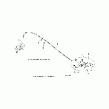 BRAKES, PARKING BRAKE HANDLE - A18HAA15B7/B2 (100783)