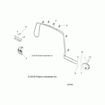 DRIVE TRAIN, SHIFT LEVER - A18HAA15B7/B2 (100785)