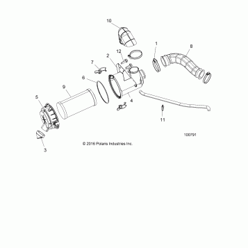 ENGINE, AIR INTAKE SYSTEM - A18HAA15B7/B2 (100791)