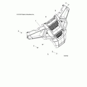 BODY, BUMPER, FRONT - A18HAA15B7/B2 (100792)