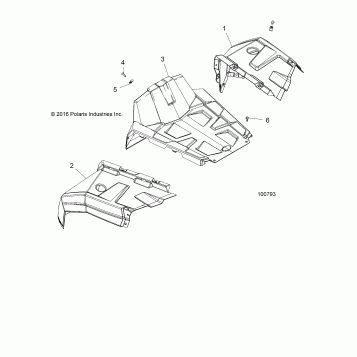 BODY, FRONT FENDERS - A18HAA15B7/B2 (100793)