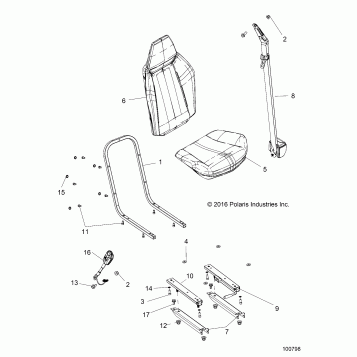 BODY, SEAT - A20HAB15A2 (100798)
