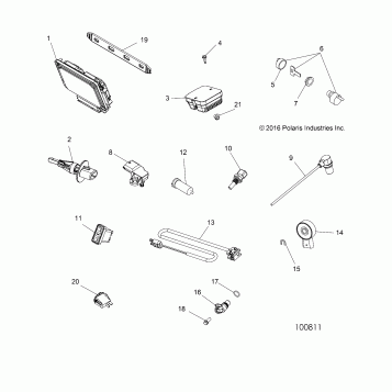 ELECTRICAL, SWITCHES, SENSORS, ECU and CONTROL MODULES - A17SXD95A9/SXE95AC/AL (100811)