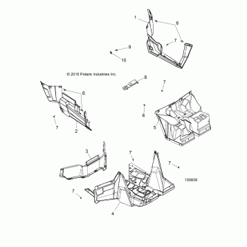 BODY, FLOOR AND ROCKER PANELS - A17DCE87AU (100839)