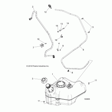 BODY, FUEL TANK - A17DAA50A7 (100855)