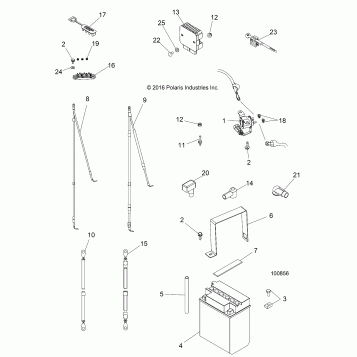 ELECTRICAL, BATTERY - A18DAA50B7 (100856)