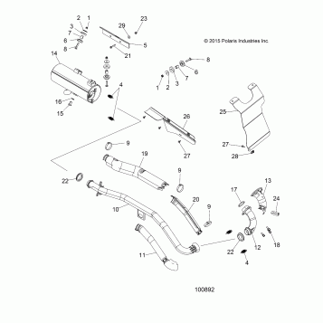 ENGINE, EXHAUST - A17SEA57A1/5/7/9/L7/L8/E57A1/7/9/F57A4