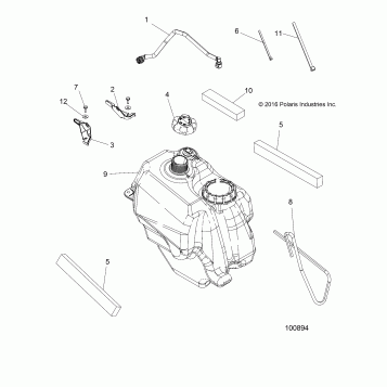 BODY, FUEL TANK ASM. - A17SHD57A9/AG/E57AS/E57AL (100894)