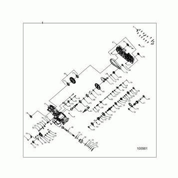 DRIVE TRAIN, MAIN GEARCASE - A17SEF57A4