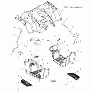 BODY, REAR CAB and FOOTWELL - A19SYE85BH (100906)