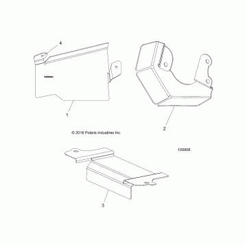 BODY, HEAT SHIELDS - A17SYE85AS (100908)