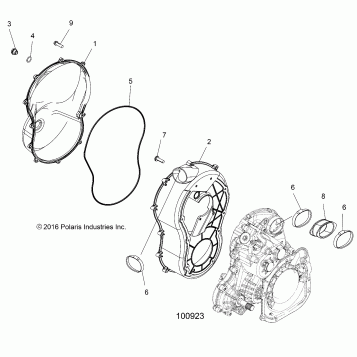 BODY, CLUTCH COVER AND BOOTS - A19SXM95AL