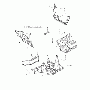 BODY, FLOOR AND ROCKER PANELS - A17DAA57A5 (101009)