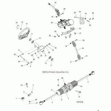 STEERING, STEERING ASM. -  A17DAE57AM (101012)